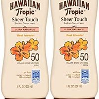 Hawaiian Tropic 夏威夷热带 夏威夷 防水保湿防晒乳液 SPF50 236ml*2瓶