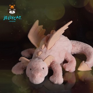 jELLYCAT 邦尼兔 玫瑰色龙可爱公仔毛绒玩具