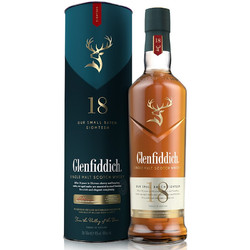 Glenfiddich 格兰菲迪 存世留香 格兰菲迪(GLENFIDDICH) 单一麦芽纯麦威士忌 苏格兰斯佩赛区洋酒 格兰菲迪18年700ml