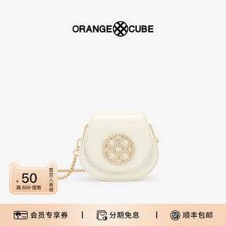 Orange Cube牛皮马鞍包原创小众设计迷你小包单肩斜挎包礼物