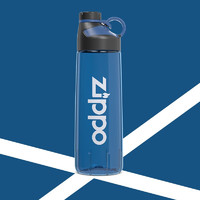 ZIPPO 运动水杯户外大容量男女学生健身水壶防摔塑料杯子夏季便携水瓶 午夜蓝946ml