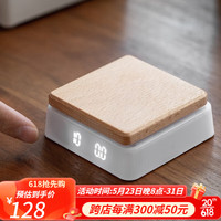 帝国（Diguo）小白客  迷你电子秤意式手冲咖啡秤 吧台可计时称家用烘焙秤 白色