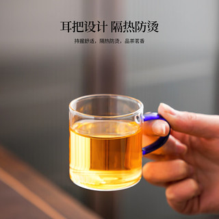 琦轩源花茶泡茶壶茶具套装耐热玻璃带过滤煮茶器茶具茶盘茶杯茶水分离
