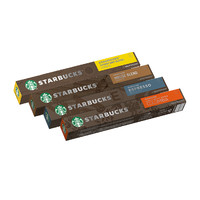 88VIP：STARBUCKS 星巴克 Nespresso浓遇胶囊咖啡分享装多口味5.7g*10颗*4条