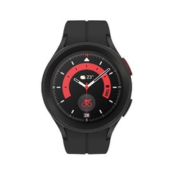 SAMSUNG 三星 Galaxy Watch5 Pro 血氧心率/蓝牙通话/智能手表/运动电话 45mm 铂萃黑