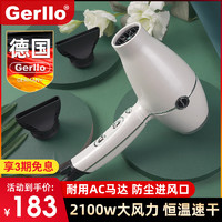 Gerllo 德国Gerllo电吹风机家用大功率发型师吹风筒负离子护发理发店专用