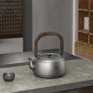 TILIVING（钛立维）纯钛煮茶壶提梁壶茶具电陶炉围炉煮茶家用烧水泡茶壶 太和壶（800ML）