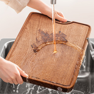 欧派进口乌檀木菜板家用实木砧板抗菌防霉整木切菜板案板面板厨具