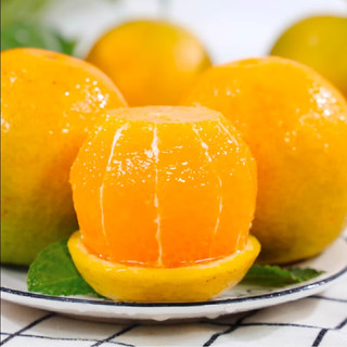 乡语小吖湖北夏橙 3斤单果60-65mm 橙子 手剥冰糖甜橙 应季新鲜水果生鲜