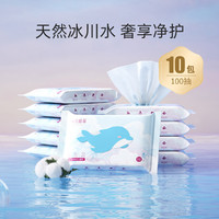 十月结晶 婴儿手口专用便携式湿巾10抽新生儿宝宝湿巾