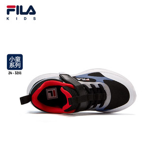 FILA 斐乐 童鞋儿童鞋子2023夏季男女小童透气网面魔术贴运动鞋