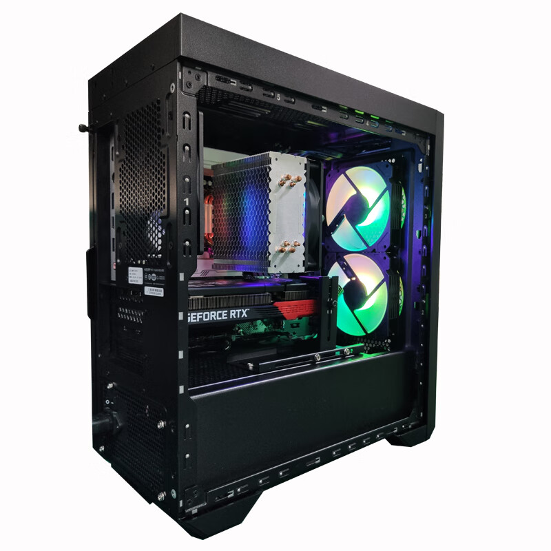 Hasee 神舟 战神P67 十三代酷睿版 游戏台式机 黑色（酷睿i7-13700、RTX 3060 12G、16GB、1TB SSD、风冷）