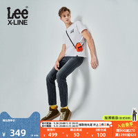 LeeXLINE23春夏新品705锥形男牛仔裤黑灰色LMB10070510-Y