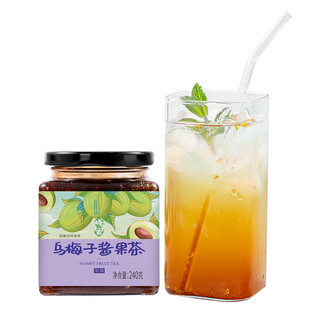福事多蜂蜜柚子茶乌梅子酱罐装桂花乌梅膏酸梅汤泡水喝的东西果酱