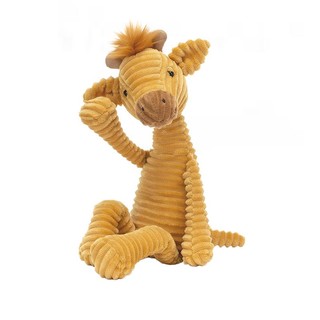 jELLYCAT 邦尼兔 RIB3G 里布尔长颈鹿毛绒玩具 黄色