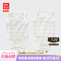 UNIQLO 优衣库 婴儿/新生儿 网眼包臀衣(无袖)(1件装) 454941