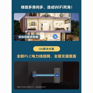 华为路由 Q6无线智能千兆 子母路由器 全屋wifi6高速穿墙王大户型