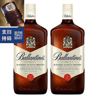 百龄坛（Ballantine`s）名企严选 百龄坛Ballantine`s特醇威士忌洋酒保乐力加 一瓶一码 百龄坛特醇1000ml 1L*2瓶