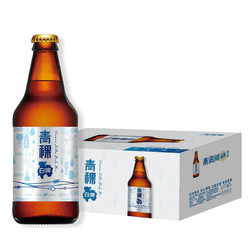 青海湖 高原清爽 青稞小麦白啤酒 330ml*24瓶