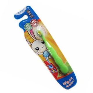 SANXIAO 三笑 牙刷精巧快乐兔快乐小天才儿童牙刷5支装（2岁以上 颜色随机）