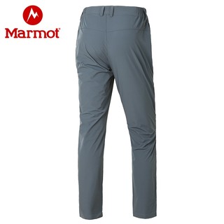 Marmot土拨鼠2023春夏季新款运动户外登山弹力休闲男士速干裤