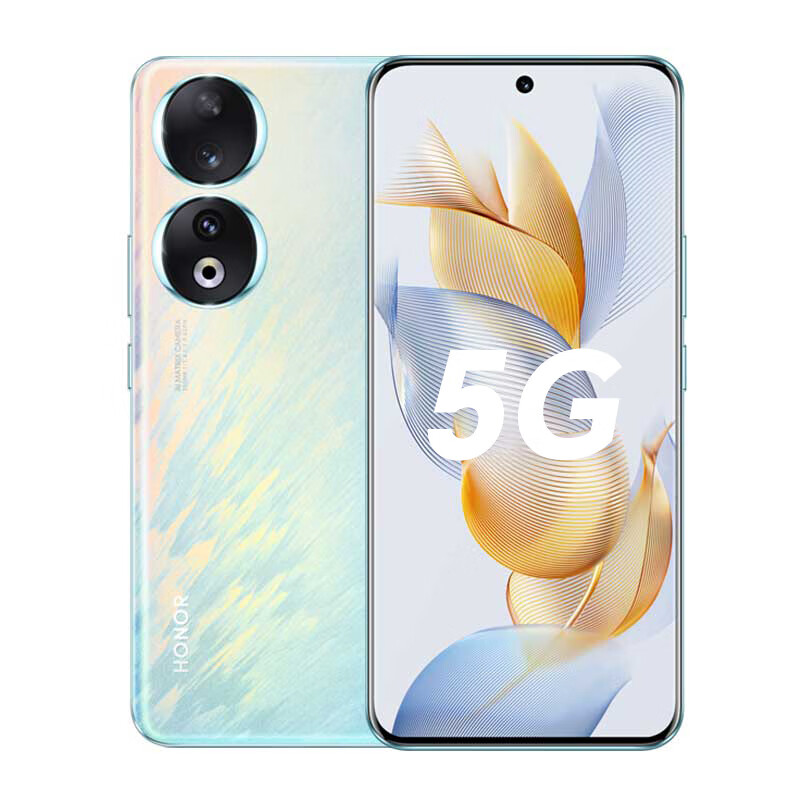 HONOR 荣耀 90 5G手机 12GB+256GB 冰羽蓝