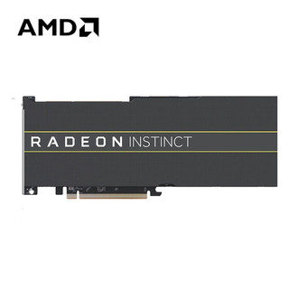 AMD instinct MI50 深度学习计算显卡 服务器高性能计算运用显卡 MD加速卡MI50 16GB AMD加速卡MI50 16GB