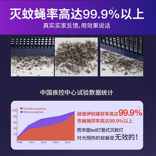 锐舞（RANVOO）灭蚊灯灭蝇驱蚊神器电蚊香蚊子拍室内家用商用户外庭院防蚊虫器 灭蚊-蓝色