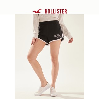 Hollister2023夏季新品辣妹裤子高腰针织 Logo款短裤 女 327665-1