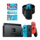  Nintendo 任天堂 日版 NS运动 任天堂 Switch NS续航版 续航增强 红蓝游戏机 全新　