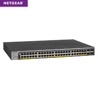 NETGEAR 美国网件 顺丰 正品网件Netgear GS752TP 全千兆48口+4SFP光口POE+供电智能三层网管交换机L2功能 VLAN划分 链路聚合