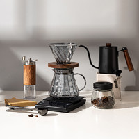 合并下架手冲咖啡壶套装手磨咖啡机咖啡豆研磨机滤杯手摇咖啡器具