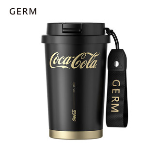 格沵（germ）可口可乐联名咖啡杯 闪耀系列带吸管便携式随行时尚保温杯390ml