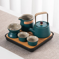 琦轩源 功夫茶具套装家用个人专用小套简易小型茶盘精致提梁泡茶壶喝茶杯