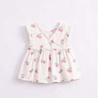 marc & janie 马克珍妮 女童短袖T恤 TT230650 粉色樱桃 110码