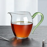 忆壶茶（YIHUTEA）玻璃公杯耐热公道杯加厚功夫茶具家用分茶器茶具配件倒茶器 泽茗公杯300ml