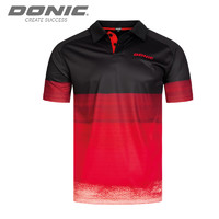 DONIC 多尼克 乒乓球服运动服速干短袖T恤训练服男女款83205 83205-红色（218） 3XL