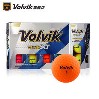 Volvik 京东国际
Volvik高尔夫彩球VIVIDXT四层职业长打王比赛指定用球礼盒礼物礼品远距离 橙色 VIVID XT 四层球