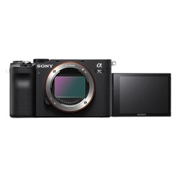 SONY 索尼 Alpha 7C 全画幅微单数码相机 轻便小巧 实时眼部对焦 黑色