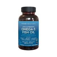 88VIP：Viva Naturals Omega-3深海鱼油软胶囊 180粒