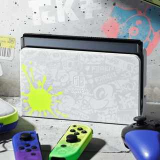 Nintendo 任天堂 Switch日版OLED 喷射战士3限定机
