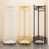 转角衣架卧室落地挂衣架多功能客家用厅网红轻奢晾衣架简易衣帽架