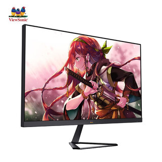 优派（ViewSonic）27英寸2K电竞显示器IPS硬屏170Hz HDR 1MS 滤蓝光不闪屏 三角底座VX2758-2K-PRO 游戏小金刚