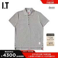 IT THOM BROWNE男装POLO衫简约休闲后背饰条纹合身版型FW20MF