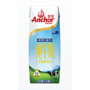 Anchor 安佳 全脂纯牛奶  250ml*24瓶