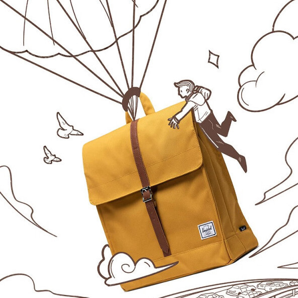 和行 Herschel赫行 City14L双肩包休闲时尚潮流男女学院背包