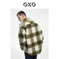 GXG 男士格纹长袖衬衫 10C103031G