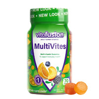 vitafusion美国进口成人男士女士复合维生素营养软糖70粒*单瓶