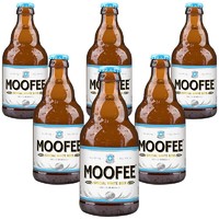 MOOFEE 慕妃 啤酒 比利时原装进口精酿慕妃高发酵白啤酒 330mL*6瓶
