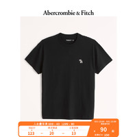 Abercrombie & Fitch 男女款宽松圆领短袖T恤